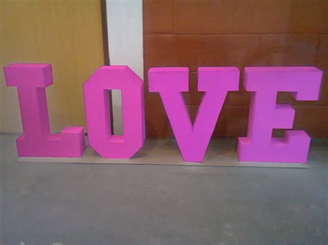 Letras Para Fiestas Gigantes 3d Bodas Decorativascumpleaño 21000