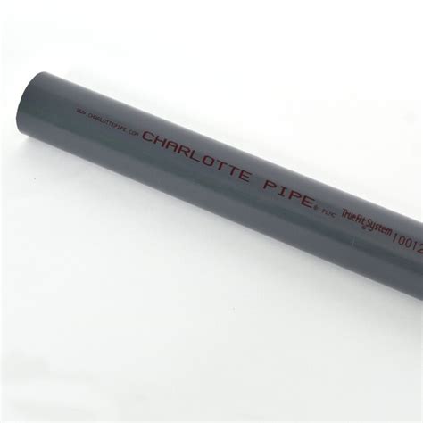 Charlotte Pipe 34 In X 10 Ft 690 Psi Schedule 80 Grey Pvc Pipe In The