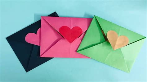 Envelope Making With Paper Without Glue Tape And Scissors At Home
