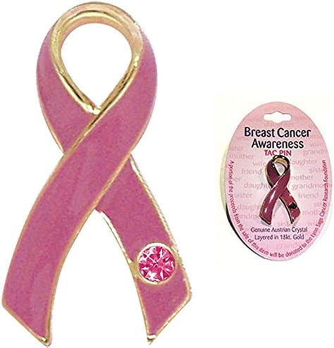 Breast Cancer Awareness Pink Ribbon Tac Pin Uk Clothing