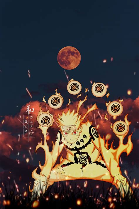 Naruto Kurama Mode Rasengan