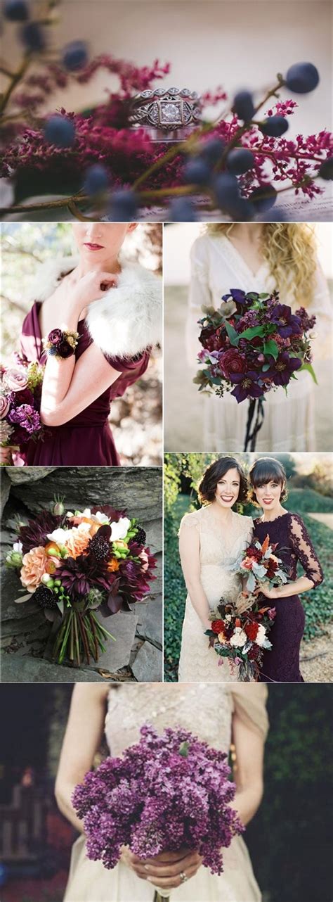 35 Dark Purple Wedding Color Ideas For Fallwinter