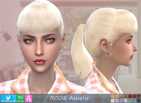 R008 Amelie Hair P At Newsea Sims 4 The Sims 4 Catalog