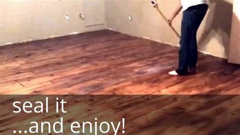 Installing hardwood flooring is not that hard once you know the steps to install flooring. DIY Farm House Floor - Easy and Cheap Wood Floors with ...