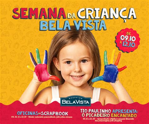 Tabuleiro Publicitário Shopping Bela Vista Promove Semana Da Criança