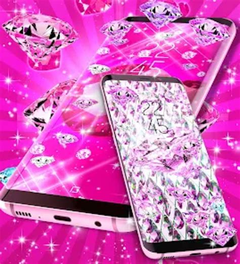 Pink Diamonds Live Wallpaper Para Android Descargar