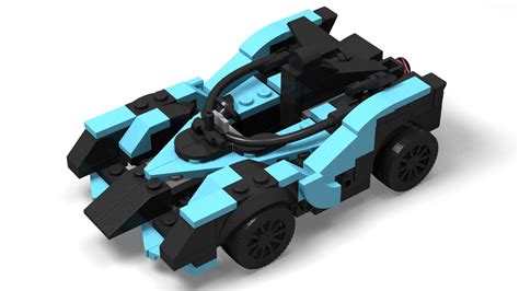 Lego Moc Mini Formula E Panasonic Jaguar Racing Gen2 Car By Freshbricks