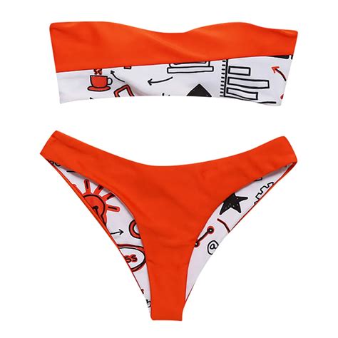 women s swimming suit 2020 sexy bikini swimsuit women swimwear bikini set print leaves push up