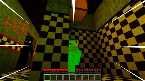 Escaping The Fnaf Animatronics In The New Fnaf 1 Pizzeria Minecraft