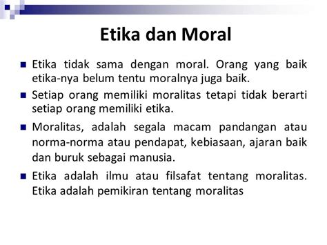 Norma ini didasarkan pada hati nurani atau akhlak manusia. Pengertian Moral serta definisi Moral Menurut Para Ahli ...