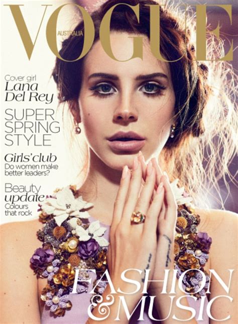 Lana Del Rey Smoulders In Covershoot For Vogue Australia Daily Mail Online