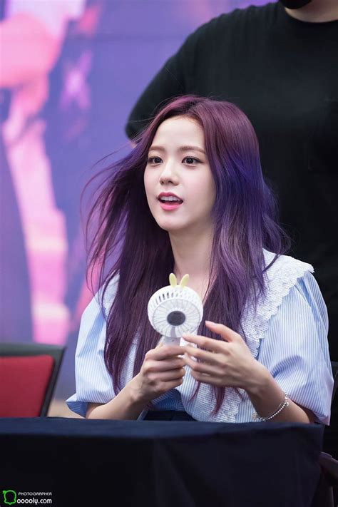 7 Photos Of Blackpink Jisoos Enchanting Purple Hair Will Put You Under