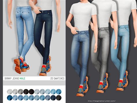 The Sims Resource Skinny Jeans Male