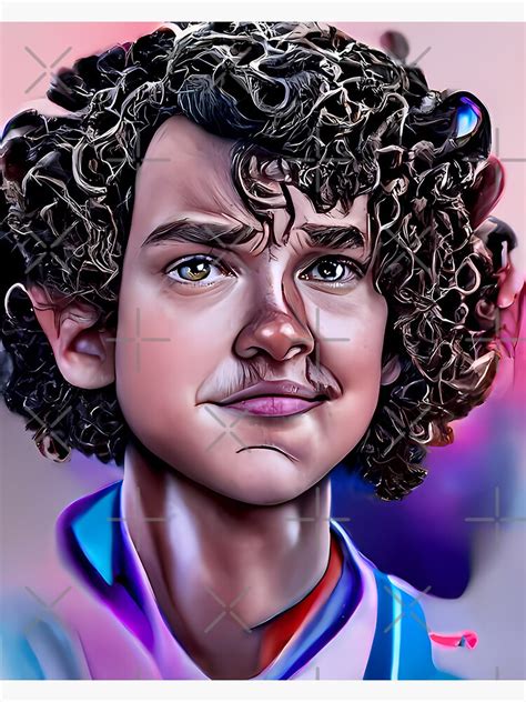 Dustin Henderson Stranger Things Portrait Ai Generated Art Photographic Print For Sale By
