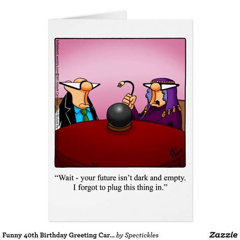 40th birthday quotes, funny 40th birthday quotes, 50th.my mind always goes a blank when i'm presented with a birthday card and at 20 i thought i knew it all at 30 i realised i. Funny 40th Birthday Greeting Card For Him | Zazzle.com ...