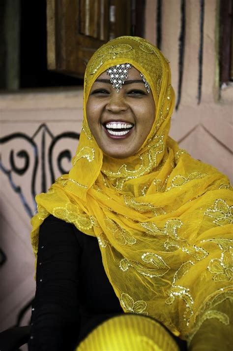 Harari Girl Ethiopia Beautiful Smile Smiling People Beauty