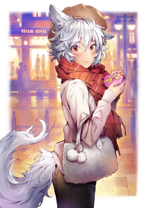 Cute Wolf Girl Inubashiri Momiji Touhou Project Digital Drawing