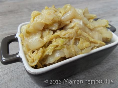 Chou chinois braisé Maman Tambouille