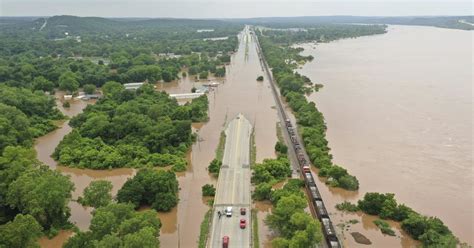 Historic Flooding Swamps Oklahoma And Arkansas