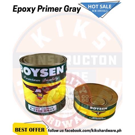 Boysen Epoxy Primer Gray 4liters Shopee Philippines