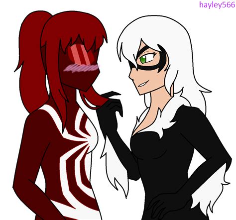 Spider Mj And Black Cat By Hayley566 On Deviantart