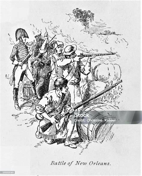 New Orleans Battle War Of 1812 Stock Illustration Download Image Now War Battle New
