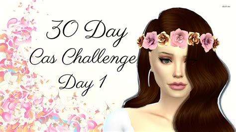 Симс 4 30 Day Cas Challenge Day 1 Любимая знаменитость Youtube