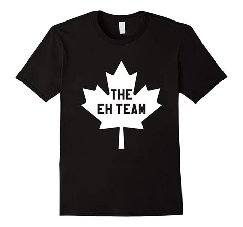 the eh team t shirt funny saying sarcastic canada canadian print t shirts man short sleeve tee