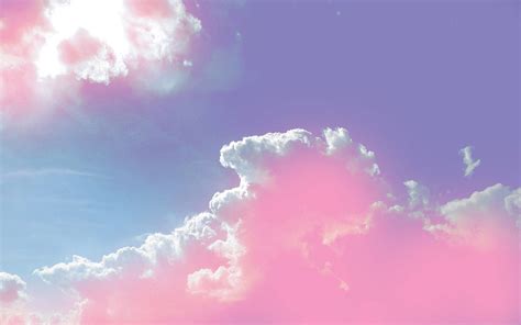 Download Pink And Blue Aesthetic Cloud Wallpaper
