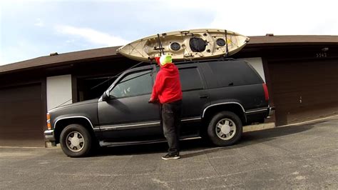 Loading A Kayak On The Roof Of A Suv Alone Youtube