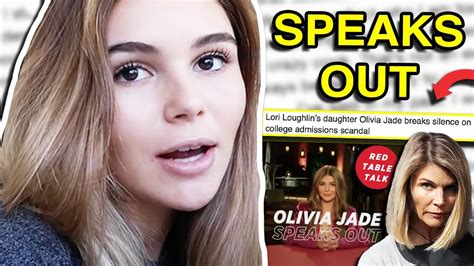 Olivia Jade Speaks Out After College Scandal Youtube