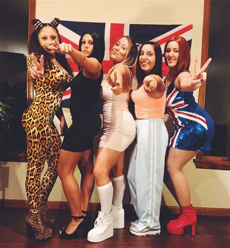 Pin By Ana Vukašin On Halloween In 2020 Spice Girls Costumes Spice Girls Halloween Costumes