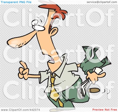 Royalty Free Rf Clip Art Illustration Of A Cartoon Businessman