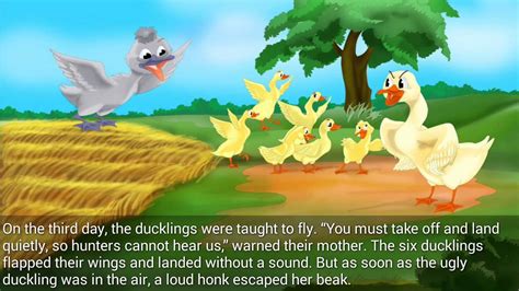 The farm yard is very noisy. The Ugly Duckling (Children's Bedtime Story) - YouTube