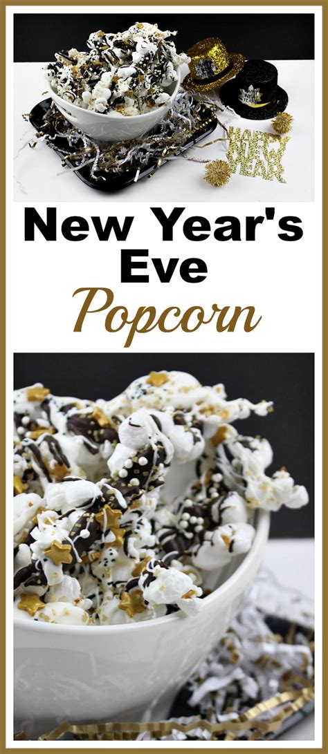 Many traditional new year's recipes are believed to bring a year of good luck. Sparkly New Year's Eve Popcorn- Quick and Easy Party Treat