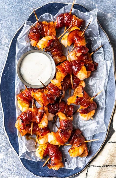 230 recipes for today's party starters. Easy Bacon Wrapped Shrimp Appetizer Recipe - VIDEO!!