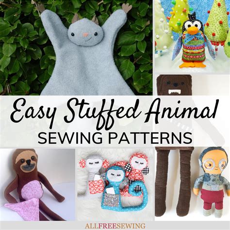 30 Free Stuffed Animal Patterns With Tutorials To Bring To Life Vlr