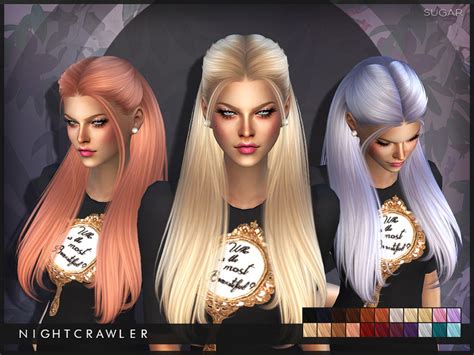Sims 4 Ccs The Best Hair By Nightcrawler
