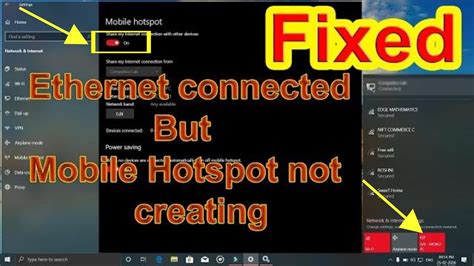 Mobile Hotspot Not Working In Windows We Can Not Setup Mobile