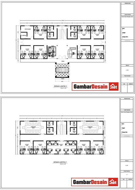Dengan situs desain rumah online gratis ini, kamu bisa melakukannya! denah Kantor | desain bangunan, desain rumah, gambar ...