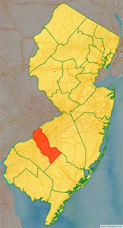 Map Of Camden County New Jersey