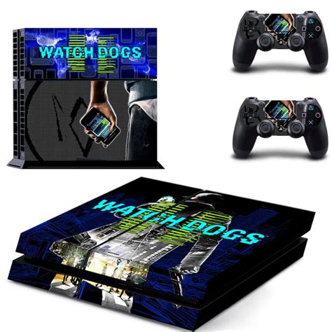 New Watch Dogs 2 Ps4 Skin Sticker For Sony Playstation 4 Ps4 Console