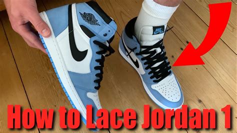 How To Lace Jordan 1 Loosely Youtube