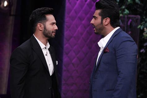 koffee with karan varun and arjun engage audience with their hilarious