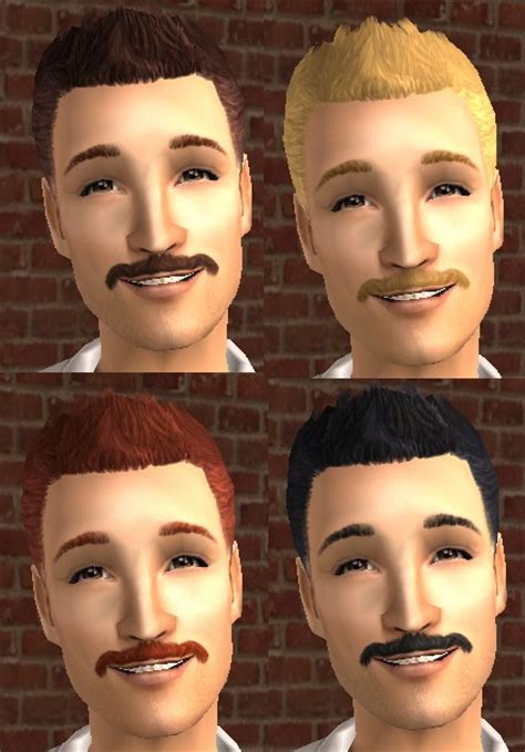Mod The Sims Manly Hair Two Maxis Match Hairstyles For Adult Males