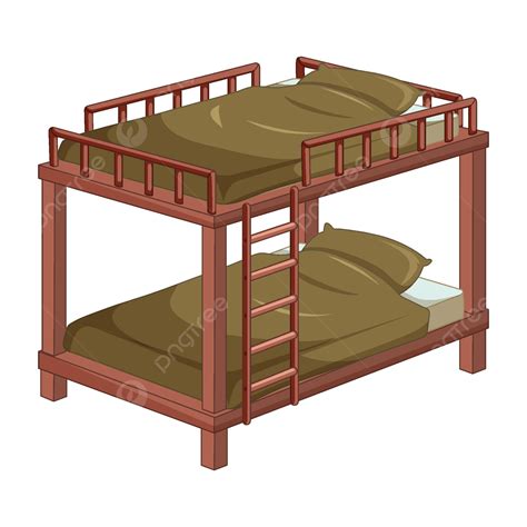 Bunk Bed Vector Hd Png Images Vector Design Elements Of Double Bed