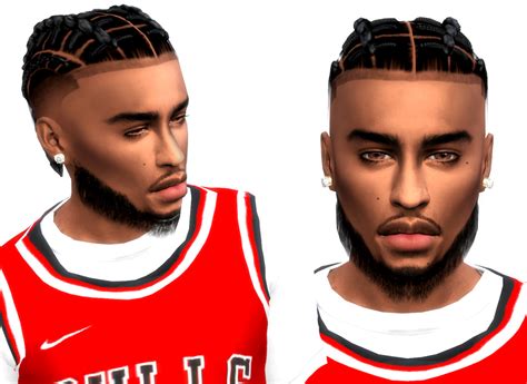 Braids With Beads For Men Xxblacksims Sims 4 Hair Male Sims Hair Sims