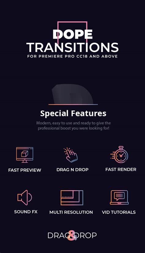 After effects intro template | hybrid promo + free download. Dope Transitions | For Premiere Pro » Free After Effects ...