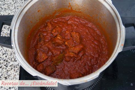 Carne Con Tomate Receta Típica Andaluza Muy Fácil Y Rica Recetas De
