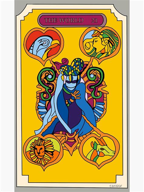 The World Jojo Tarot Card Hd Sticker For Sale By Cear The Baka